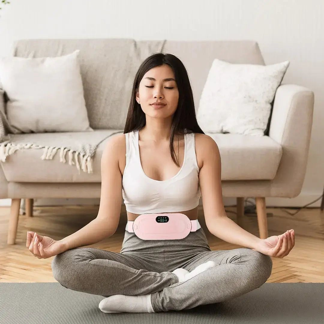 Restez chaud et détendu en déplacement avec notre ceinture chauffante portable sans fil